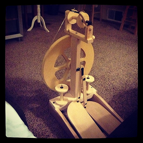 My first spinning wheel!!!!!